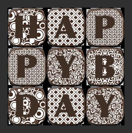 Happy Bday 9er-Box